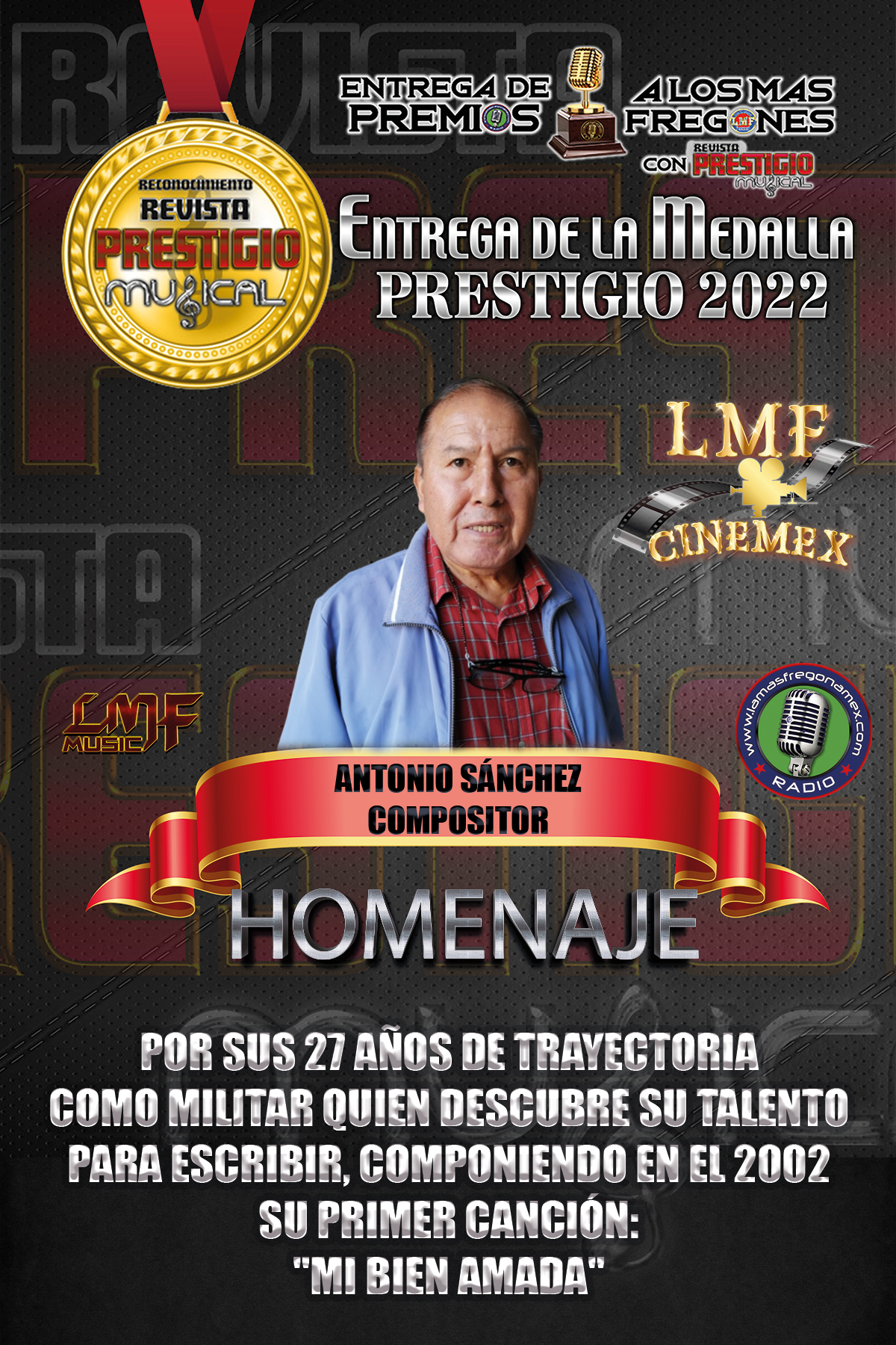 ANTONIO SANCHEZ HOMENAJE